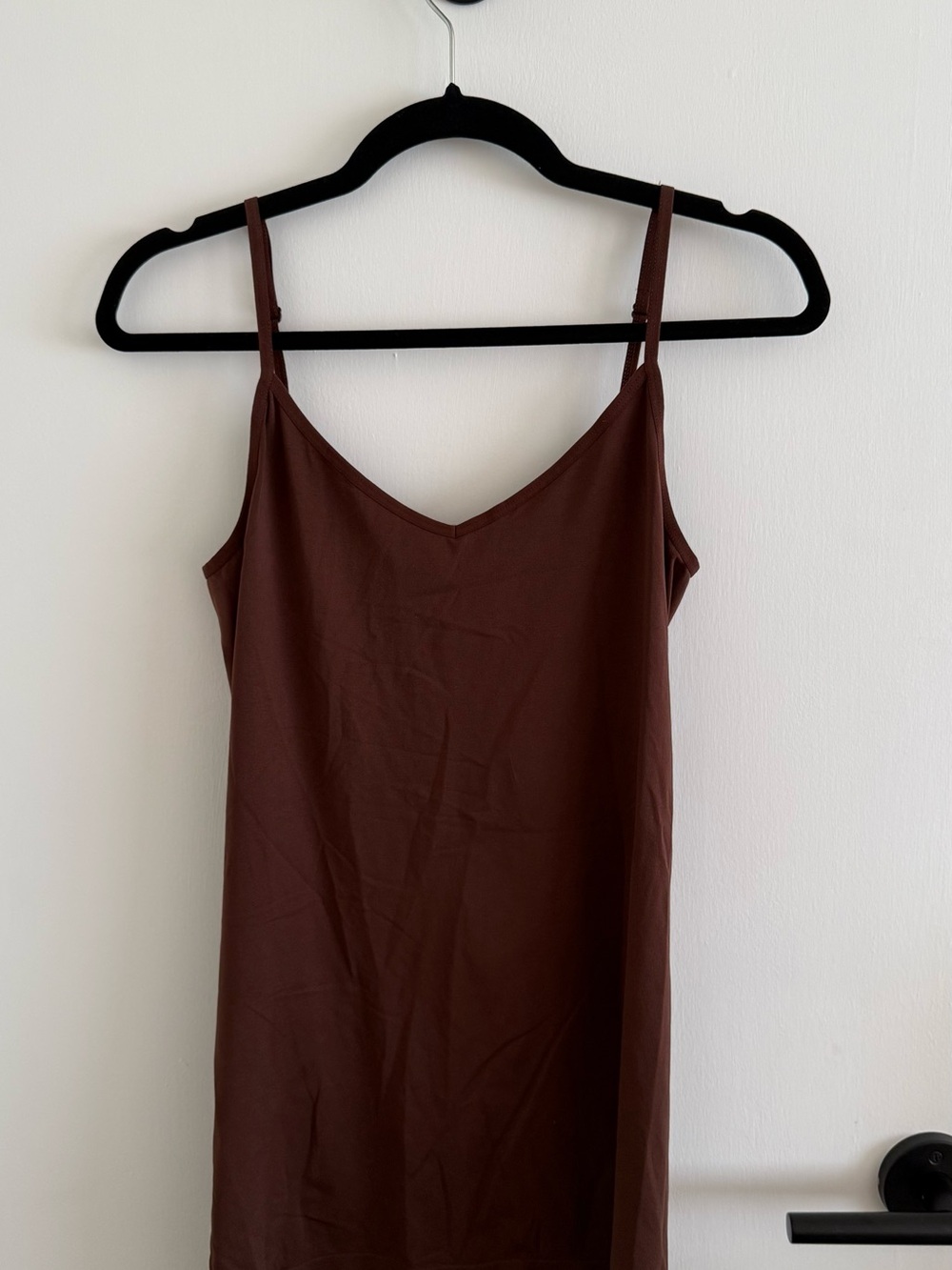Nine West Essentials Set of Three Reversible Tank Camisoles - Tan, Brown, Black - Picture 3 of 8